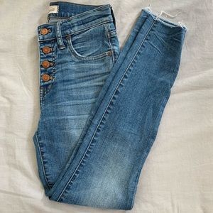 Madewell 9” High Riser Skinny Skinny Jeans (size 25)